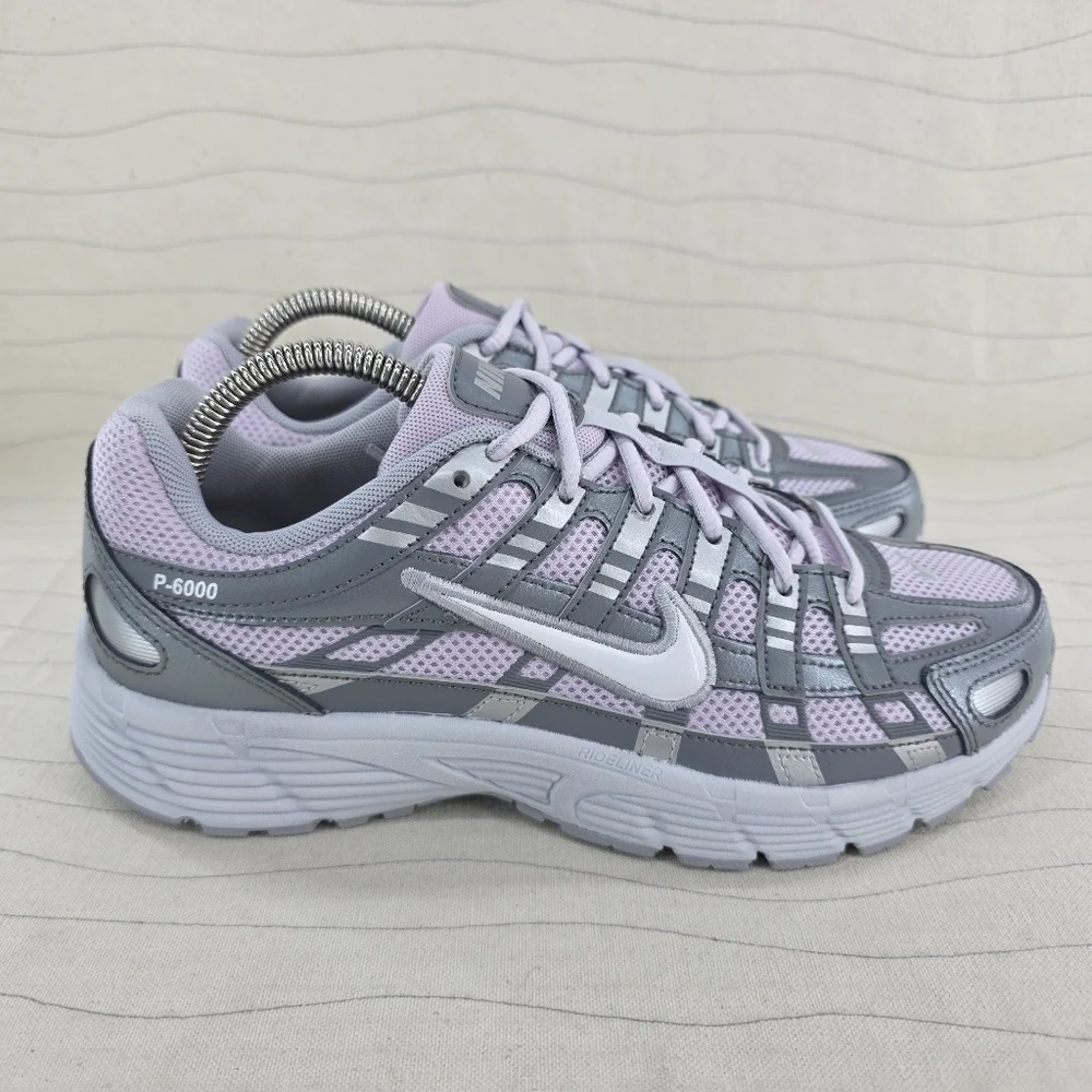 Nike Youth P-6000 Doll Smoke Gray Lilac Casual Sneakers Shoes HV5064-500 Sz 6.5Y